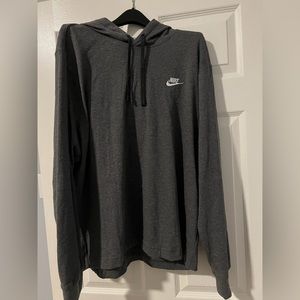 Nike men’s grey hoodie